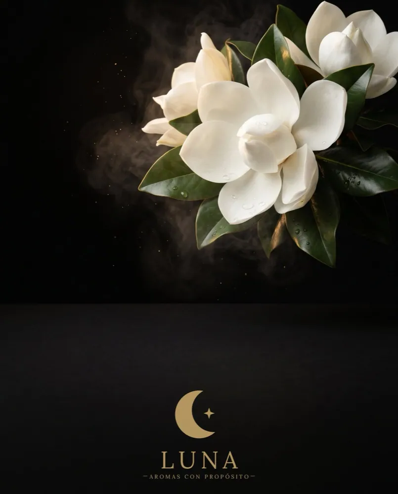 Magnolias blancas que representan los florales luminosos